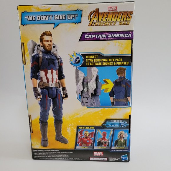 s-l400.jpg Marvel Infinity War Titan Hero Series Captain America with Titan Hero Power FX